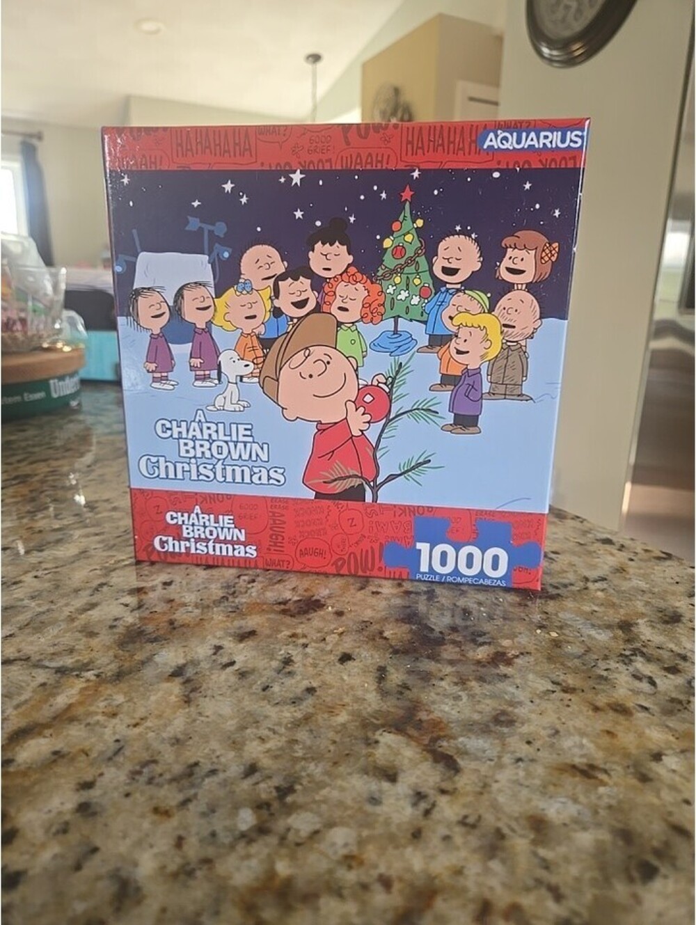 Charlie Brown Christmas Jigsaw Puzzle NEW 1000 PIECE Peanuts Aquarius NiB